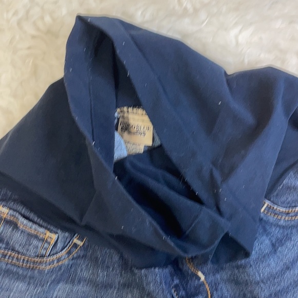 Motherhood Maternity Indigo Straight Leg Jeans M/L Classic Dark Wash Den… - Picture 6 of 6